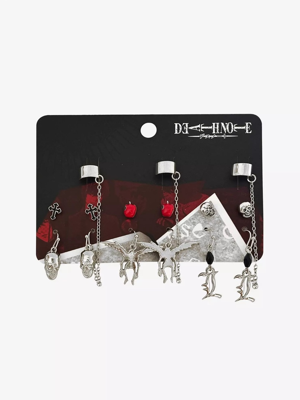 Death Note Icons Cuff Earring Set Hot Topic